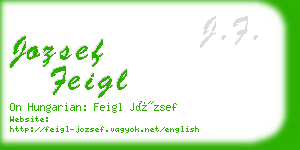 jozsef feigl business card